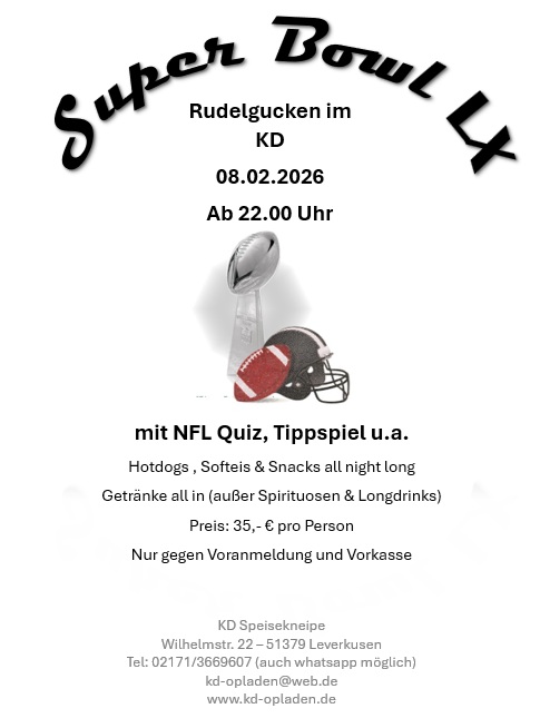 KD superbowl KD Opladen